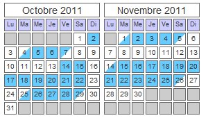 Calendrier location gratuit
